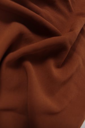 Alternative view of Chiffon XL sjaal rusty brown