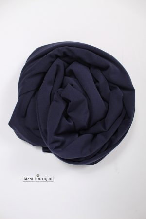 Premium jersey XL sjaal marineblauw