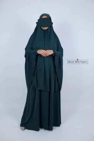 Alternative view of Khimaar dark teal (heup en knie - lightweight)