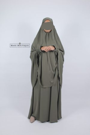 Alternative view of Khimaar olijfgroen (heup en knie - lightweight)