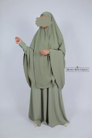 Alternative view of Khimaar pistachegroen (heup en knie - lightweight)
