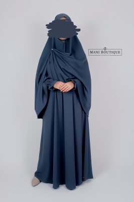 Abaya khimaar set midnight blue