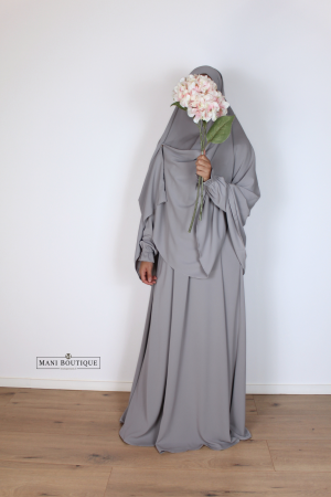 Alternative view of Khimaar light grey (heup en knie - lightweight)