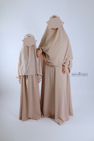 Abaya cute sleeves meisjes