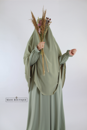 Alternative view of Khimaar pistachegroen (heup en knie - lightweight)