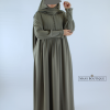 Abaya Hafsa moss grey