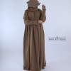Abaya Hafsa desert taupe