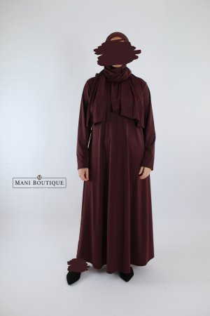 Burkini bordeaux rood