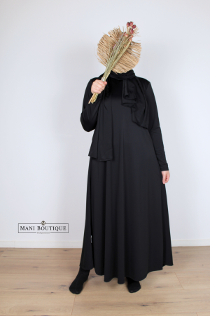 Burkini zwart enkellengte