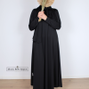 Burkini zwart enkellengte