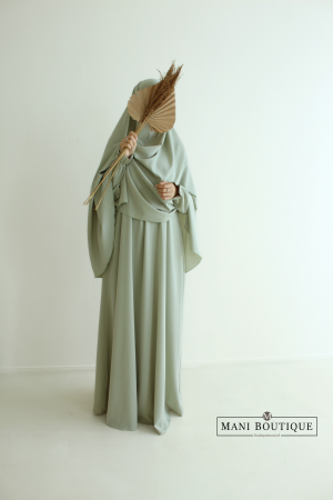 khimaar light green