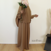 Meisjes abaya camel