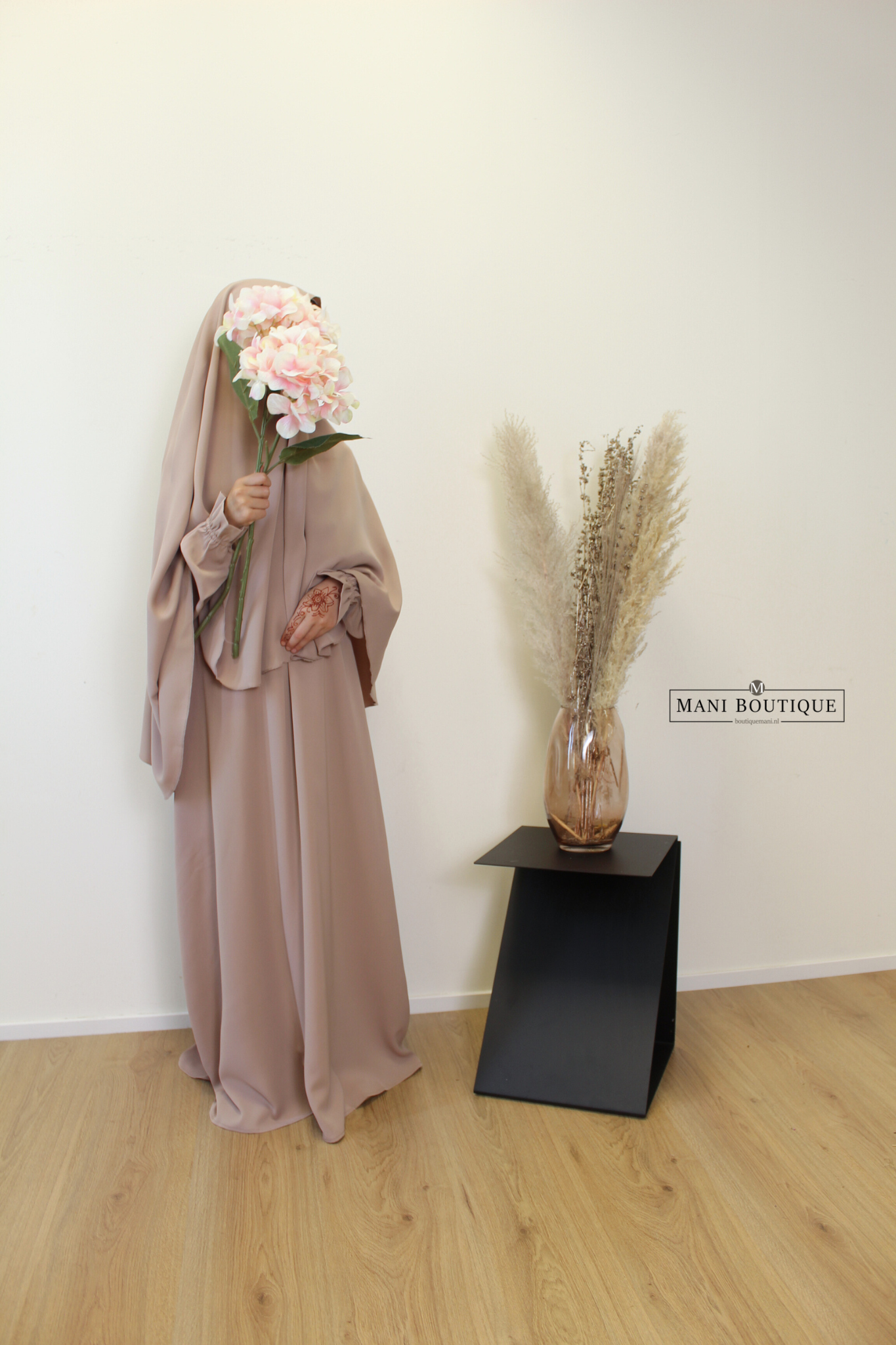 Meisjes khimaar nude (2 lengtes - lightweight) - Afbeelding 2