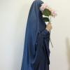 tie-back khimaar ocean blue