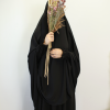 tie-back khimaar zwart