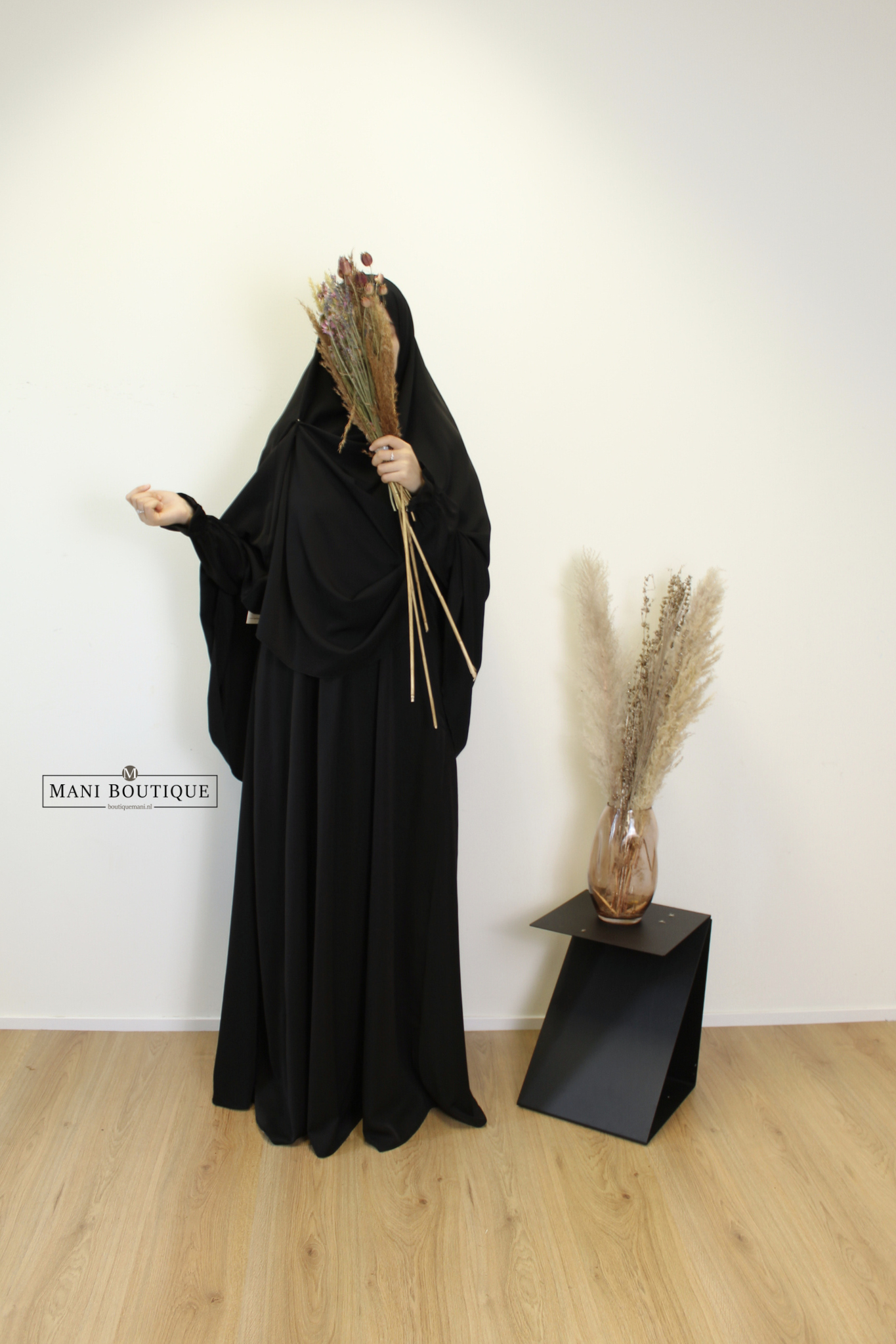 abaya khimaar zwart