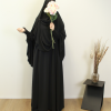 Hafsa khimaar zwart
