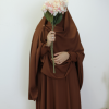 Khimaar Yasmin chestnut brown (heup en knie - heavyweight)