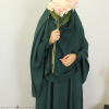 Abaya Yasmin mystic teal khimaar