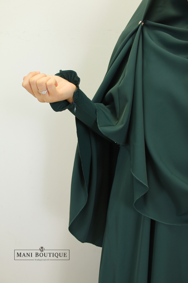 Khimaar Yasmin mystic teal (heup en knie - heavyweight) - Afbeelding 3