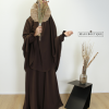 tie-back chocolate brown