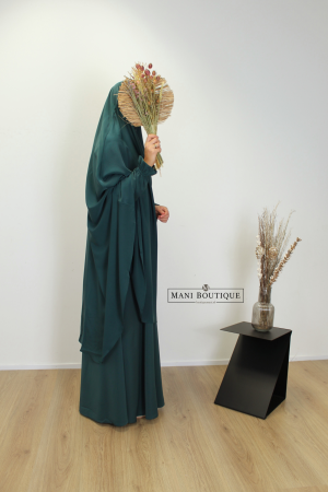 tie-back deep teal