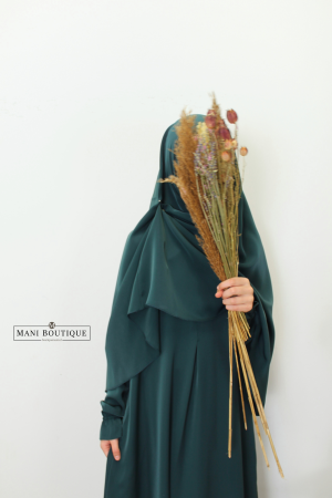meisjes khimaar deep teal