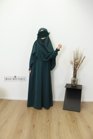 meisjes khimaar deep teal