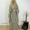 tie-back khimaar muted sage