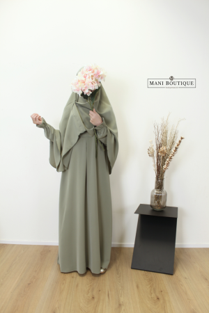 meisjes khimaar muted sage
