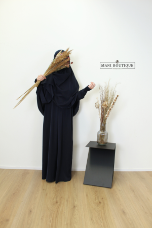 meisjes khimaar navy blue