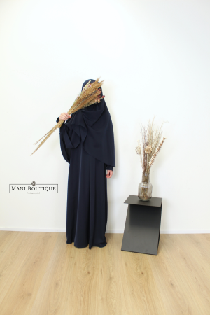 meisjes khimaar navy blue