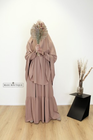tie-back khimaar rosewood