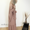 tie-back khimaar rosewood