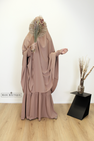 tie-back khimaar rosewood