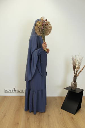 tie-back smokey blue
