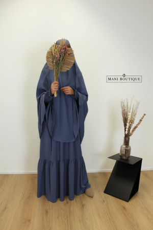 tie-back smokey blue
