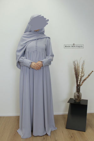 abaya hafsa iceblue