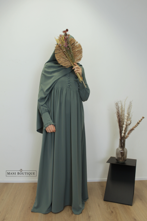abaya hafsa teal