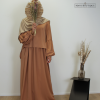 abaya blouse terracotta