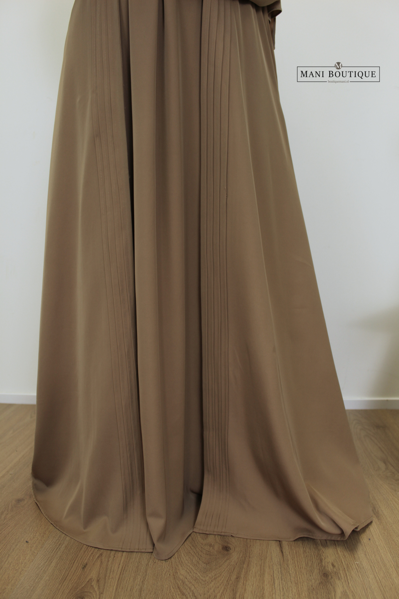 Kimono abaya set amal warm taupe