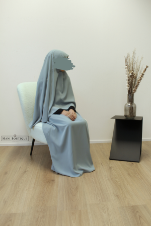 Meisjes maxi rok misty blue