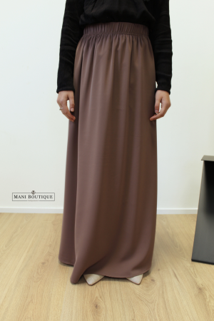 meisjes maxi rok purple taupe