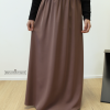 meisjes maxi rok purple taupe