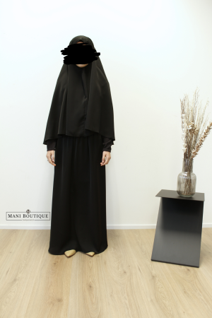 meisjes maxi rok zwart