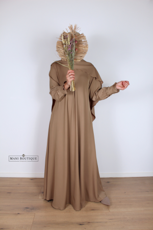 Abaya Lina warm taupe