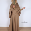 Khimaar Lina warm taupe