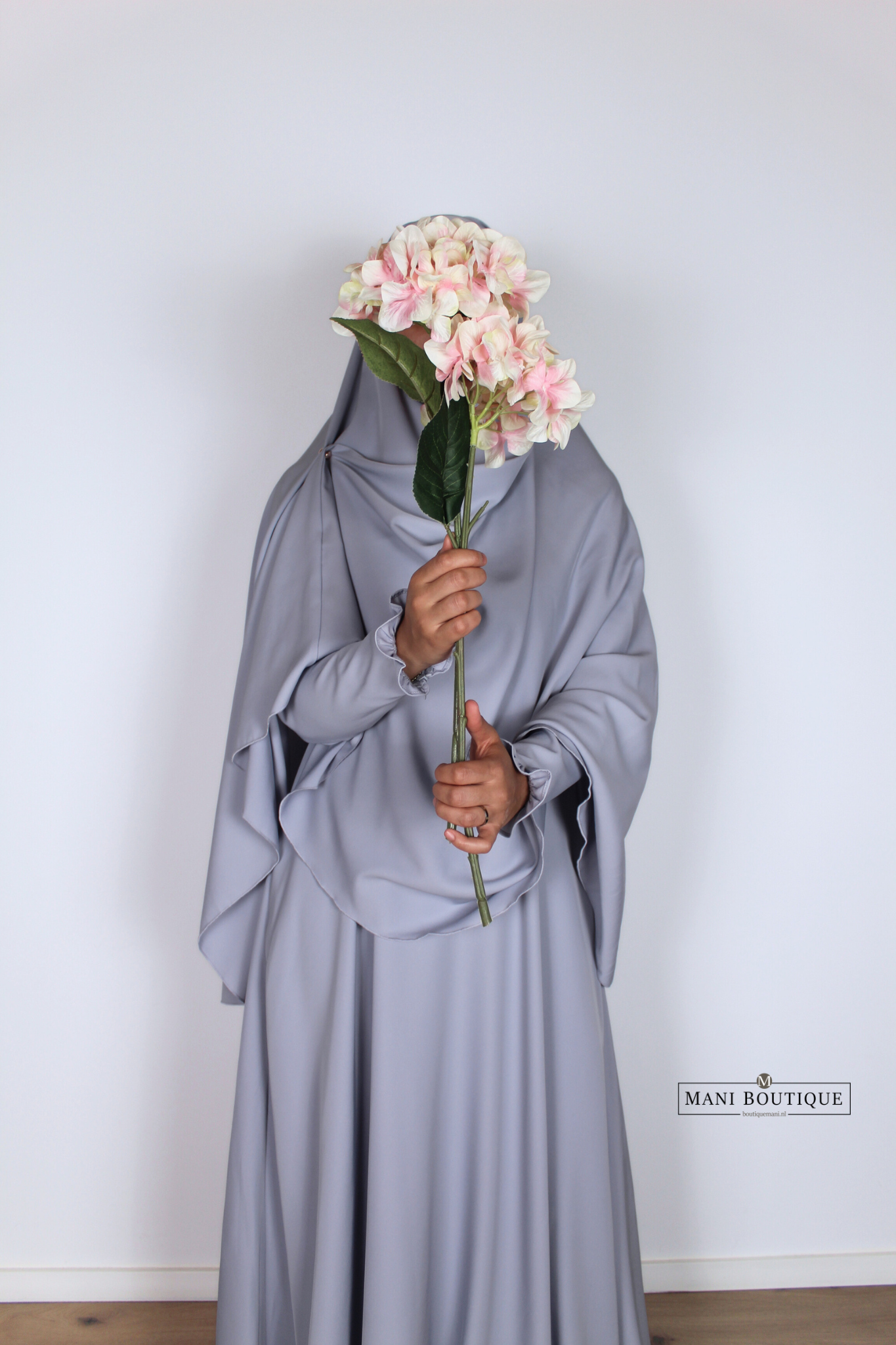 Khimaar Yasmin icy lavender (heup en knie - mediumweight) - Afbeelding 3