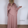 khimaar dusty pink