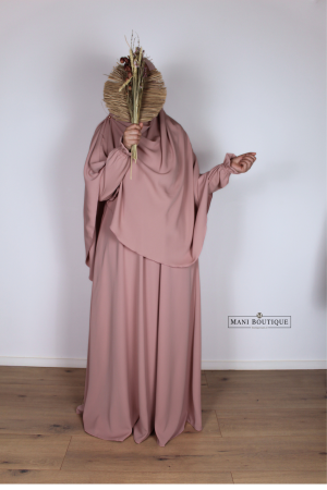 khimaar dusty pink